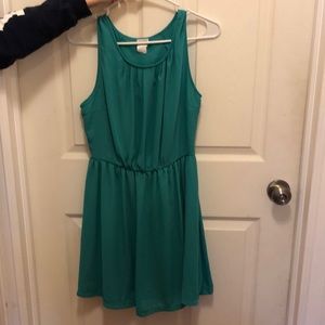 Spring teal dress